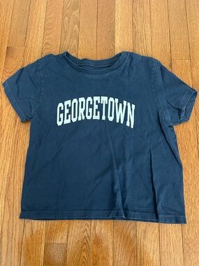 John Galt Georgetown Navy Baby T-Shirt